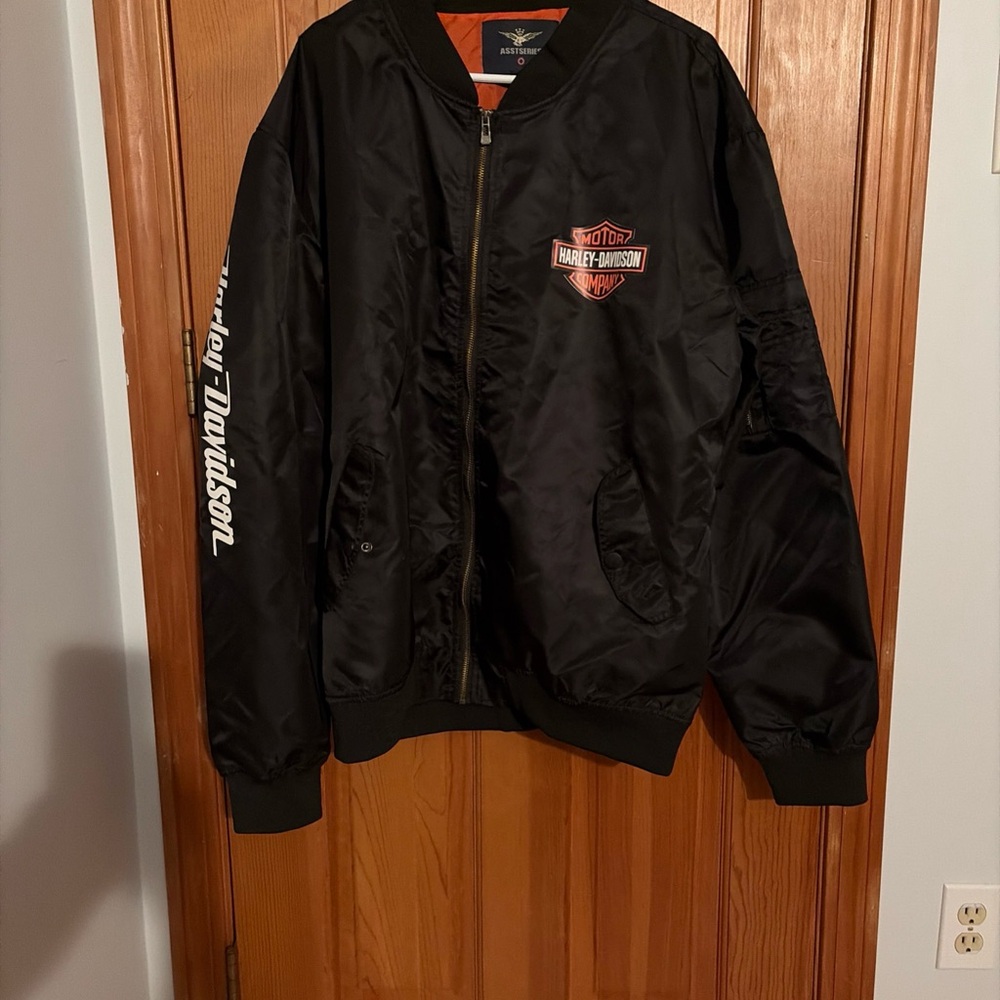 Harley-Davidson Black Varsity Jacket